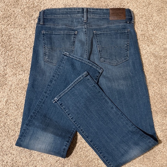 Lucky Brand Women's Sweet Straight Leg Blue Jeans - Picture 3 of 6